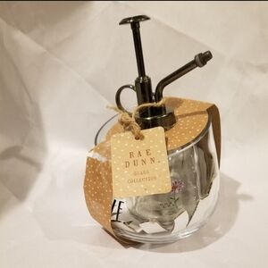 Rae Dunn Glass Collection Misting Bottle Terrarium Set